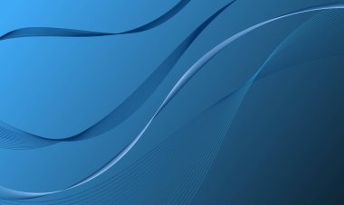mavi iş hatları düz gradyan desen soyut arkaplan eğrileri dalga