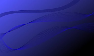 mavi çizgilerin kıvrımlarını pürüzsüz eğimli arkaplanla ayır