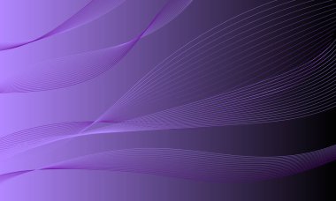 Menekşe iş hatları gradyan soyut arkaplan eğrisi dalga