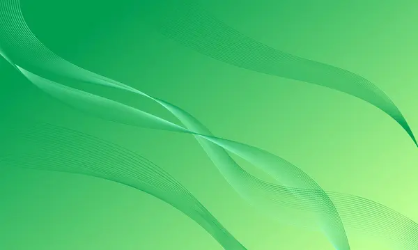 yeşil düz çizgiler gradyan soyut arkaplan üzerinde dalga eğrisi