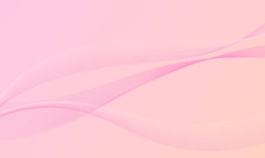 pembe altın çizgiler yumuşak eğimli soyut arkaplan kıvrımları sallıyor