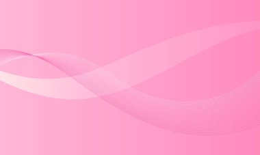 Pembe düz çizgiler yumuşak gradyan soyut arkaplan ile eğriler sallıyor