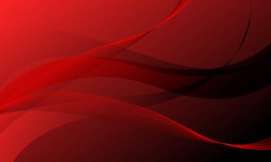 kırmızı düz çizgiler yumuşak gradyan soyut arkaplan ile eğriler sallıyor