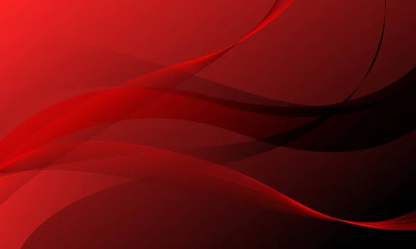 kırmızı düz çizgiler yumuşak gradyan soyut arkaplan ile eğriler sallıyor