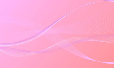 pembe mor çizgiler yumuşak gradyan soyut arkaplan üzerinde eğriler sallıyor