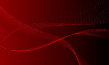 kırmızı düz çizgiler eğrileri soyut arkaplan eğrisi ile dalgalandırır