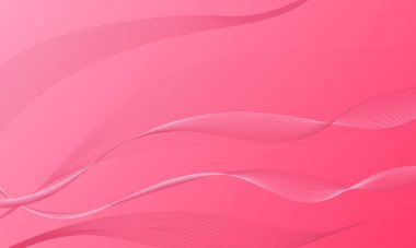 pembe yumuşak çizgiler gradyan soyut arkaplanda eğriler sallıyor