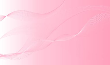 pürüzsüz çizgileri olan pembe ışık, eğrileri pürüzsüz gradyan soyut arkaplanda sallıyor