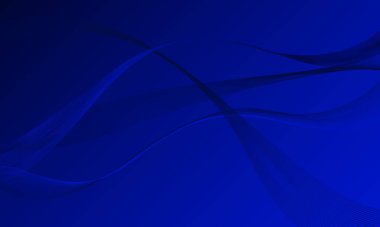 mavi düz çizgiler, gradyan soyut arkaplanda eğriler oluşturur