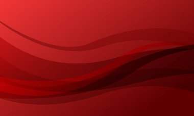 soyut kırmızı çizgi dalga eğrisi düzgün eğimli arkaplan