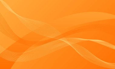 turuncu çizgiler yumuşak eğimli soyut arkaplan eğrileri