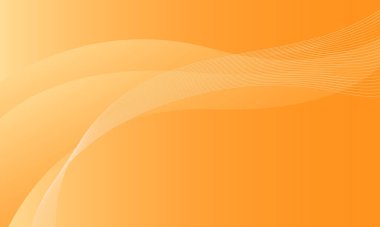 soyut turuncu çizgiler yumuşak eğimli eğriler sallıyor