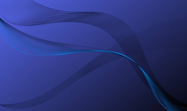 soyut mavi yumuşak çizgiler eğrileri düzgün eğimli arkaplan ile dalgalandırır