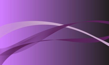 Soyut menekşe çizgileri düzgün eğimli arkaplanda dalgalar oluşturur