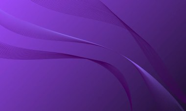 Menekşe mor düz çizgiler eğrileri soyut arkaplan ile dalgalandırır
