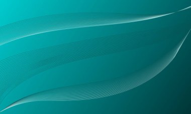 yeşil çizgiler eğrileri soyut arkaplan eğrisi ile dalgalandırır