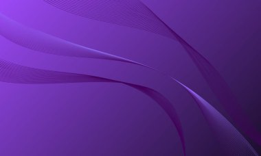 Menekşe mor düz çizgiler eğrileri soyut arkaplan ile dalgalandırır