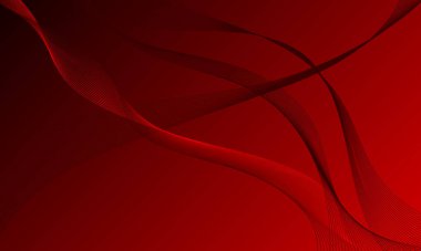 kırmızı düz çizgiler dalga eğrisi soyut arkaplan