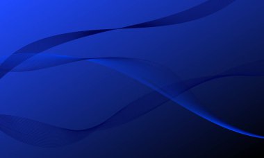 mavi iş hatları gradyan soyut arkaplan ile eğriler sallıyor