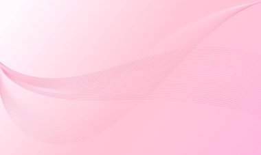 İş hatları olan pembe ışık yumuşak gradyan soyut arkaplanda eğriler sallıyor