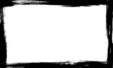 siyah vuruş grunge çerçeve kenarlığı boş uzay şablonu arkaplan vektörü