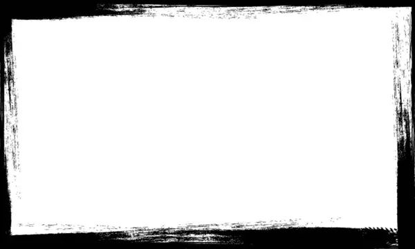 siyah grunge çerçeve kenar arkaplan siyah mürekkep vuruşu sınır vektörü