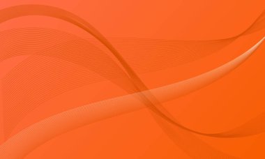 turuncu çizgiler düz eğimli soyut arkaplan eğrileri