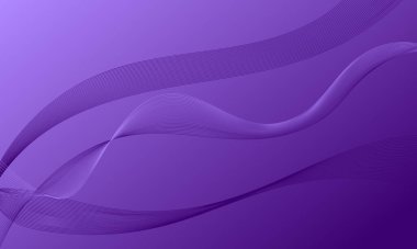 Menekşe çizgileri soyut arkaplanda eğriler oluşturur