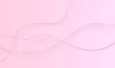 pürüzsüz çizgilere sahip yumuşak pembe gradyan dalga eğrileri soyut arkaplan