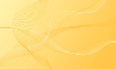 Sarı düz çizgiler yumuşak eğimli soyut arkaplan eğrileri sallıyor