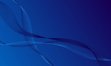 mavi yumuşak çizgiler dalga eğrisi soyut arkaplan eğrisi