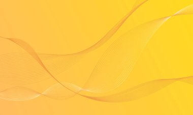 Sarı çizgiler soyut arkaplanda eğriler oluşturuyor