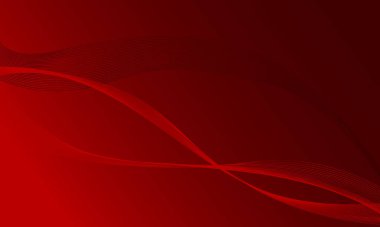 düz çizgilere sahip kırmızı gradyan dalga eğrileri soyut arkaplan