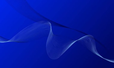 mavi düz çizgiler yumuşak eğimli soyut arkaplan eğrileri sallıyor