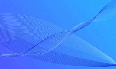 mavi çizgiler eğriler ve eğimli soyut arkaplan