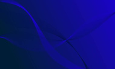mavi iş hatları yumuşak gradyan soyut arkaplanda eğriler sallıyor