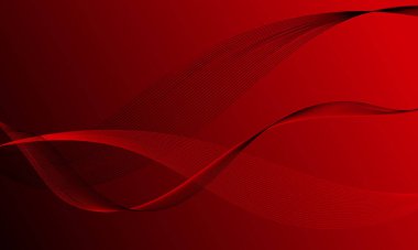 kırmızı çizgiler gradyan soyut arkaplan üzerinde eğriler sallıyor