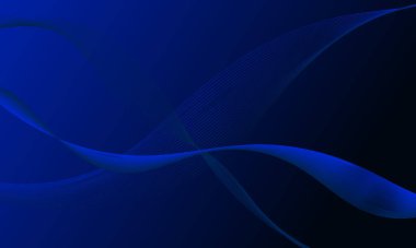 mavi çizgiler gradyan soyut arkaplan üzerinde eğriler sallıyor