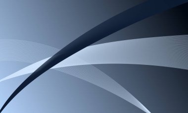 mavi gri çizgili çizgiler gradyan soyut arkaplan üzerinde eğriler sallıyor