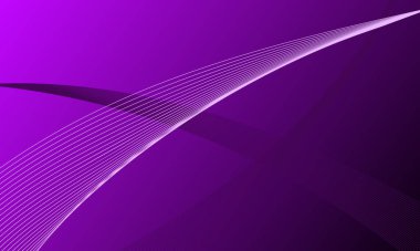 Menekşe mor iş düz çizgileri gradyan soyut arkaplan eğrileri dalga