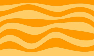 Sarı turuncu çizgiler dalga eğrileri soyut arkaplan