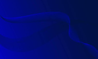 Mavi çizgiler eğrileri düzgün eğimli soyut arkaplan ile dalgalandırır