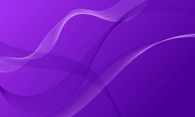 Menekşe mor çizgiler yumuşak eğimli soyut arkaplan eğrileri sallıyor