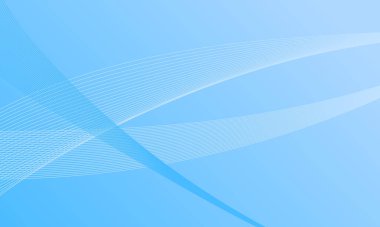 Mavi ışık çizgileri yumuşak eğimli soyut kıvrımları sallıyor