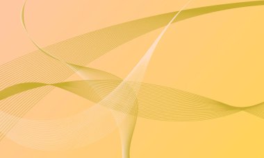 turuncu çizgiler düz eğimli soyut arkaplan eğrileri