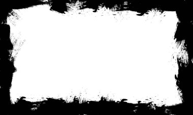 siyah mürekkep çizgileri çerçeve çerçeve çerçeve sanatsal boş alan fırın şablonu