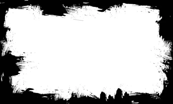 siyah mürekkep fırçası çizgileri boş çerçeve çerçeve resim grunge grafik ögesi