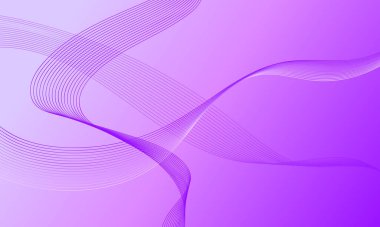 Pembe mor çizgiler eğrileri düzgün eğimli soyut arkaplan ile sallıyor