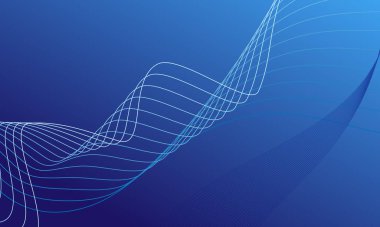 mavi çizgiler düz eğimli soyut arkaplan eğrisi