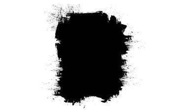 siyah fırça boyama sancak etiketi soyut arkaplan sanatsal grunge grafik ögesi